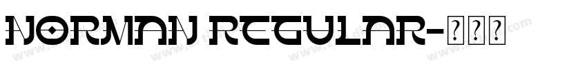 Norman Regular字体转换 Norman Regular字体转换